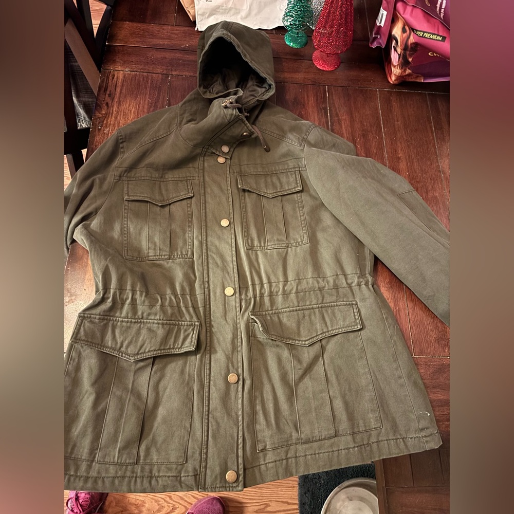 Army green lucky brand jacket